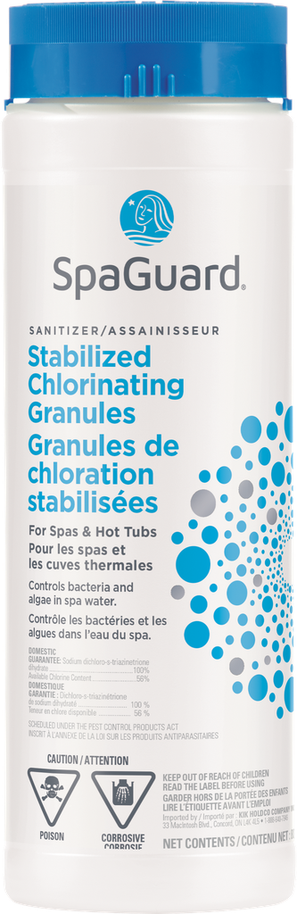 Stabilized Chlorinating Granules