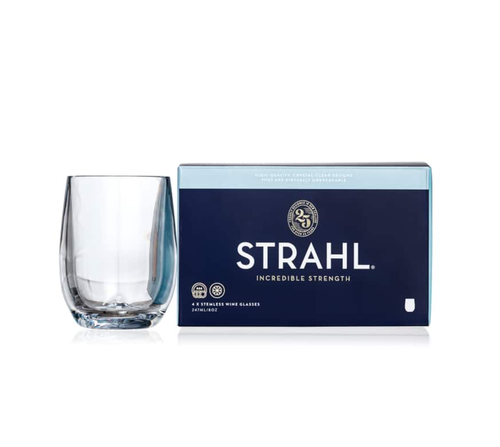 Strahl - Stemless Wine 8oz- Gift Pack