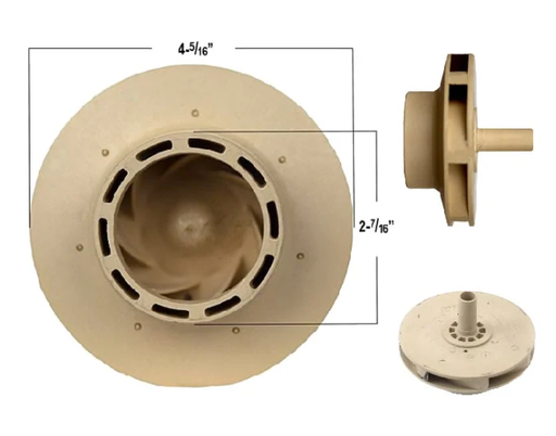 [6500-612] Impeller - 2.5Hp 56F Jacuzzi
